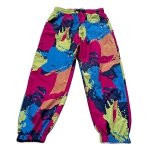 YOINS Jogger Pants Size Mens XL Abstract Pattern Color Blotches Pockets